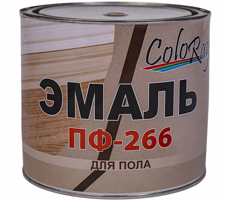 Эмаль ПФ -266 золотисто-коричневая 0,9 кг (упаковка 9 шт)